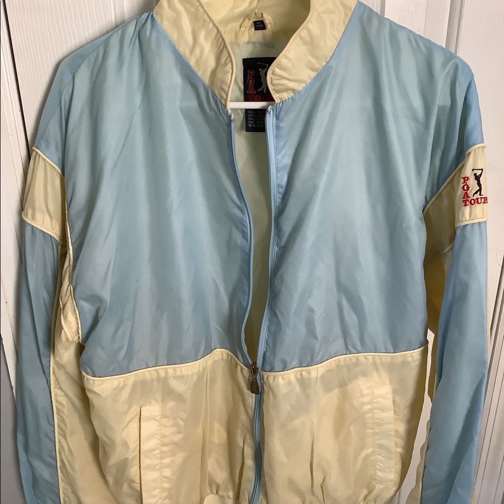 VINTAGE 80’s PGA Tour zip up windbreaker jacket